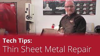 Tech Tips ThinGauge Sheet Metal Repair [upl. by Adirehs]