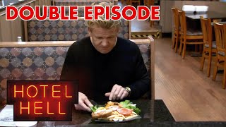 From Bad to Worse Gordon Takes On Two Hotels with Disastrous Menus  DOUBLE EPISODE  Hotel Hell [upl. by Aniloj]