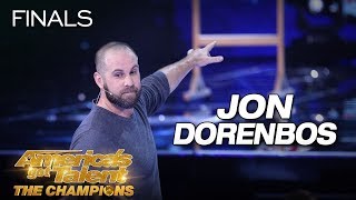 Jon Dorenbos Magician Delivers JawDropping Performance  Americas Got Talent The Champions [upl. by Sharon]