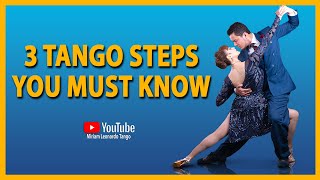 3 Argentine Tango steps you must know [upl. by Eked]