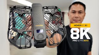 8K HOVER AIR X1 PRO  PROMAX  Hands On First Look [upl. by Anaujahs578]