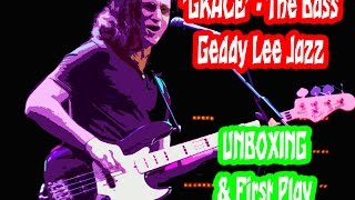 Unboxing Fender Jazz Bass Chinese Copy Geddy Lee [upl. by Bonni]