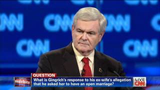 Gingrich slams CNN for asking about exwife [upl. by Nnayd863]