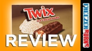 Twix Ice Cream Bar Review Freezerburns Ep590 [upl. by Hteb]