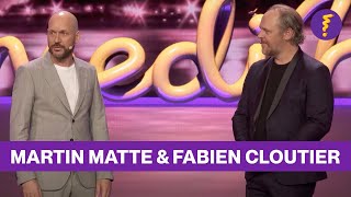 ÊTRE VÉGÉTARIEN  MARTIN MATTE amp FABIEN CLOUTIER  GALA COMEDIHA FEST [upl. by Yentirb452]