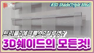 ENG 3D쉐이드트리플 무엇인가 흔한블라인드는 이제그만 고급블라인드의 모든것 오부리와 알아보자 What is the 3d shade blindtriple [upl. by Gretel405]