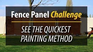 How to Paint Fences amp Decking Quickly [upl. by Bullough929]