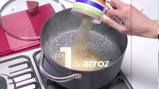 Así se prepara el Arroz Parbolizado doñaPepa [upl. by Elmira]