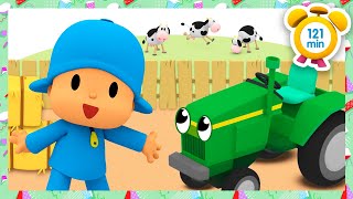 🚜 POCOYO em PORTUGUÊS do BRASIL  Um Trator Na Fazenda 121 min DESENHOS ANIMADOS para crianças [upl. by Leemaj]