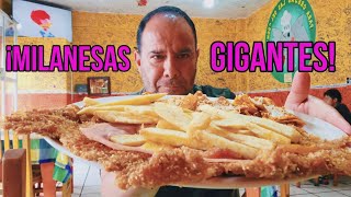 Estas son las MILANESAS más grandes de Toluca 4K [upl. by Muirhead]