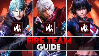 Devil May Cry Peak Of Combat In Depth Fire Team Lineup Guide 🔥 [upl. by Maurreen643]