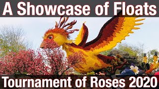 Post Parade A Showcase of Floats  Tournament of Roses 2020 [upl. by Betta]