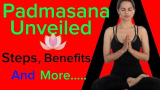 padmasana unveiledstepsbenefits amp more yog yogi yoga [upl. by Raeann]