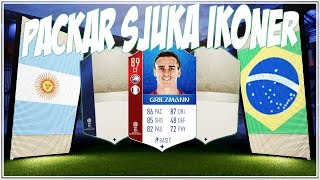 GÖR NYA GRIEZMANN SBCN amp PACKAR SJUKA IKONER  FIFA 18 WORLD CUP SVENSKA [upl. by Edelson379]