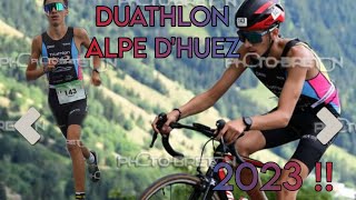 Mon Duathlon de lAlpe dHuez 2023  ⛰️⛰️ [upl. by Norej690]