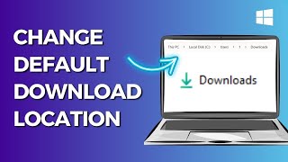 How to Change Default Download Location in Windows 11 2024 [upl. by Auoy947]