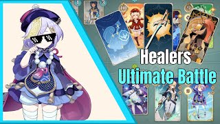 Invincible Healers against Mona Klee  Genshin TCG [upl. by Okia]