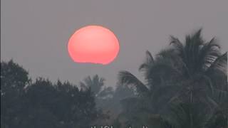 Textbook red sunrise in Kochi Kerala [upl. by Alister48]