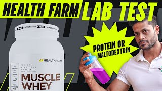 HEALTHFARM MUSCLE WHEY PROTEIN LAB TEST REPORT  PROTEIN OR MALTODEXTRIN  review fitness gym [upl. by Jarl]