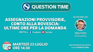 Assegnazioni provvisorie conto alla rovescia ultime ore per la domanda [upl. by Christoffer58]