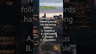 Spelling Time 300 spelling englishlearning englishvocabulary questions quiz [upl. by Alita369]