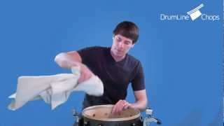 How to Change the Snare Side Drumhead of a Marching Snare Drum [upl. by Leanne]