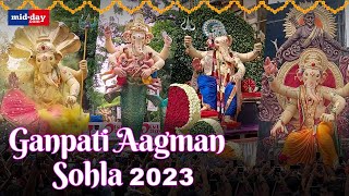 Ganesh Chaturthi 2023 Watch Aagman Sohla Of Mumbais Top Ganpati Pandals [upl. by Barbi690]