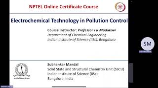 Cyclic Voltammetryelectrochemical sensor Electrochemical Technology in Pollution Control noc24 [upl. by Nahtannoj]