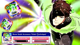 1st EVER 1000 EXTREME COOP TICKET SUMMONS  Bleach Brave Souls [upl. by Nnairet]