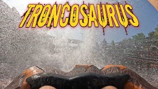 Movieland Park 2024  Troncosaurus Onride  LampT Systems  Sehr nasser Log Flume💧💧💧 [upl. by Garson]