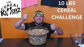 10 LBS CEREAL CHALLENGE 3 FAMILY SIZED BOXES [upl. by Grata754]