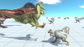 Chicken Army vs ALL TEAMS ARBS Animal Revolt Battle Simulator [upl. by Cecile579]