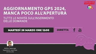 Aggiornamento Gps 2024 manca poco all’apertura tutte le novità sull’inserimento delle domande [upl. by Acina311]