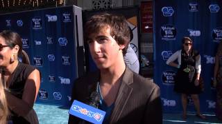 Vincent Martella The Voice of Phineas At Phineas amp Ferb Premiere [upl. by Ahsiniuq]