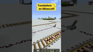 Tuneladora en Minecraft con mod Create ⛏ [upl. by Aihsila125]