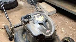 Briggs and Stratton Push Mower Oil Change [upl. by Wiese]