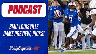 SMU vs Louisville game preview predictions with Hayden Howerton  SMU Football Subscriber Mailbag [upl. by Nosnarb]