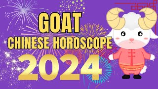 Goat Chinese Horoscope 2024 Predictions  Ziggy Natural [upl. by Ariaec]