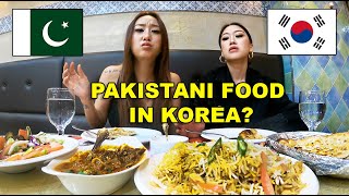 TRYING PAKISTANI FOOD IN KOREA  BTS GIVEAWAY 💜 [upl. by Lucic]