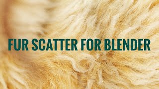 Fur Scatter for Blender [upl. by Yak]