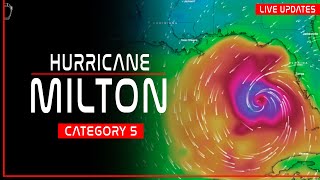 Part 5  Hurricane Milton Live Tracker [upl. by Annahsor383]