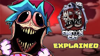 Cartoon Cat 2 0 Mod Explained in fnf Trevor Henderson [upl. by Schafer976]