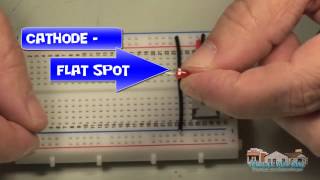 Bread Board Power circuit using a 7805 5v or a 7806 6v Voltage Regulator [upl. by Niwhsa114]