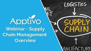 Apptivo Webinar  Supply Chain Management Overview [upl. by Iahc]