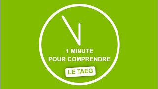 1 min pour comprendre le TAEG [upl. by Aya]