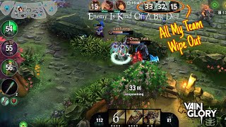 Epic Comeback Gameplay  Gladiator Lance Roamer Vainglory [upl. by Ellerret]