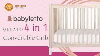 Babyletto Gelato 4in1 Convertible Crib with Toddler Bed Conversion👶 Review [upl. by Enaasiali]