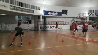 Básquetbol entrenamiento circuito defensivo juveniles [upl. by Alegnasor418]