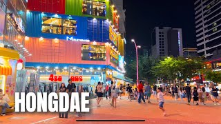 4K HDR Why Hongdaes Nightlife is the Best in Korea  Seoul South Korea July 2024 Hongdae [upl. by Piper]