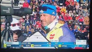 Sebastian samuelsson 3✨️ sprint holmenkollen skidskytteBiathlon world cup 2122 [upl. by Genet]